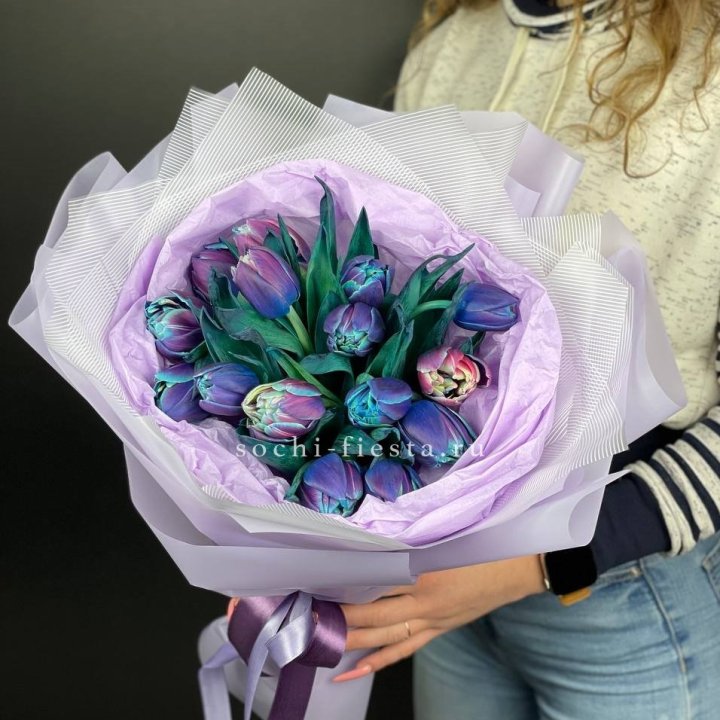 Букет тюльпанов "Пандора" в Нальчике