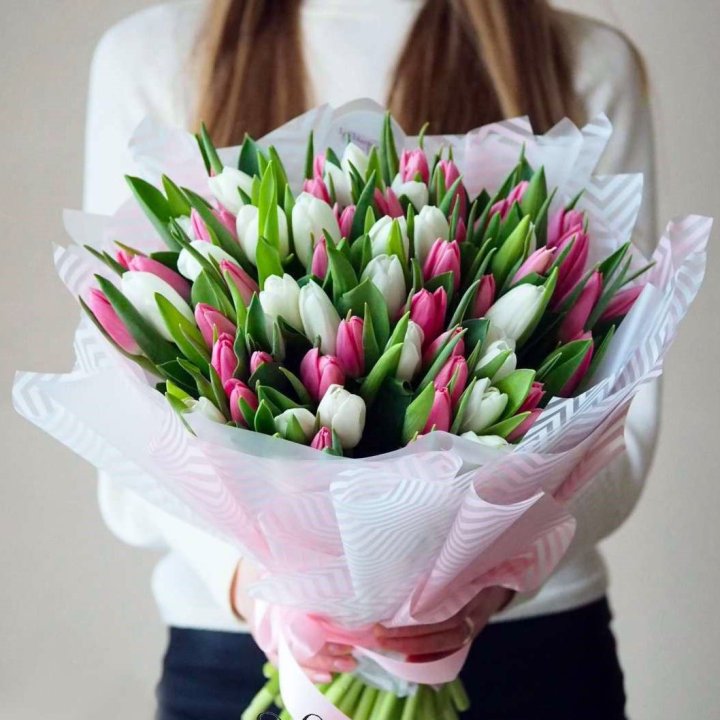 Букет тюльпанов "Лолита" в Нальчике