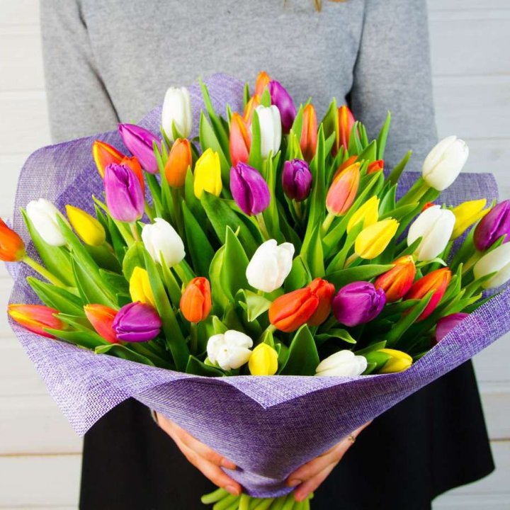 51 тюльпан "Рандом" №2 в Нальчике